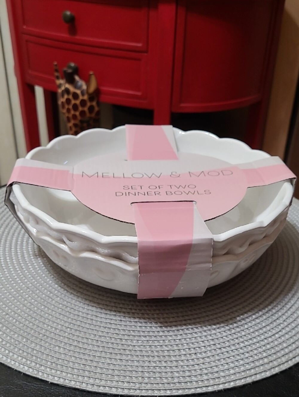 Mellow & Mod Ceramic Dinner Bowl Set